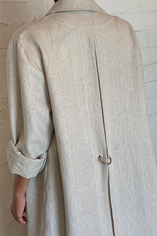 Hemp Slit Back Duster