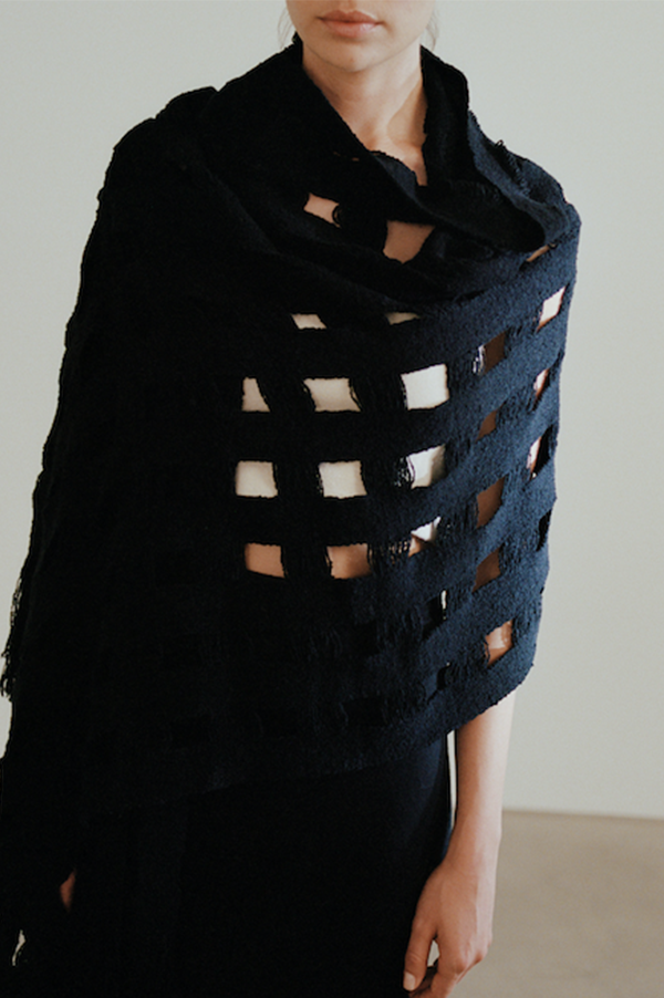 Lauren Manoogian Black Scarf