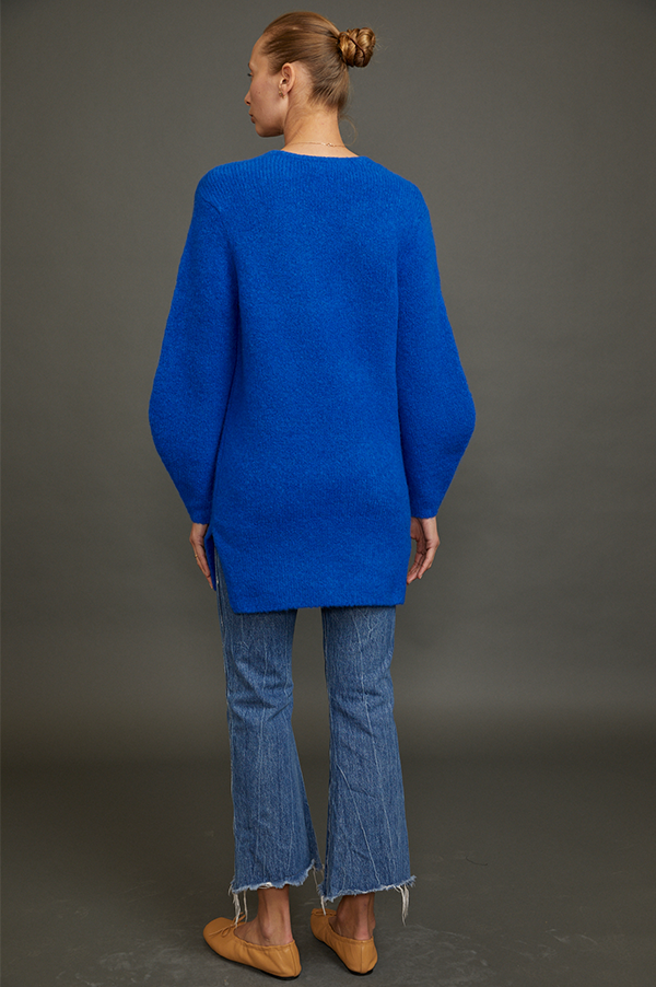 The Patch Pocket Tunic in Cobalt Blue