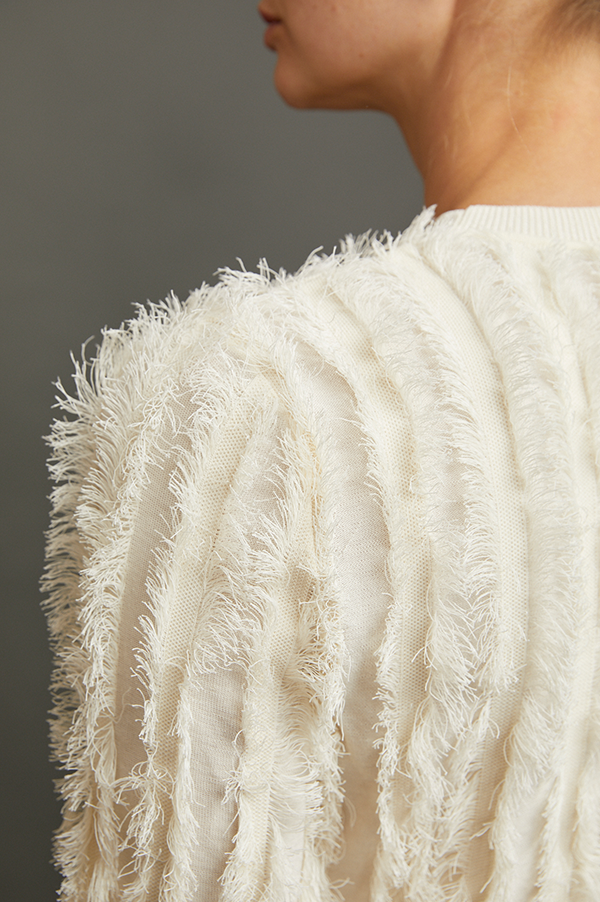 Karrie Fringe Knit Sweater