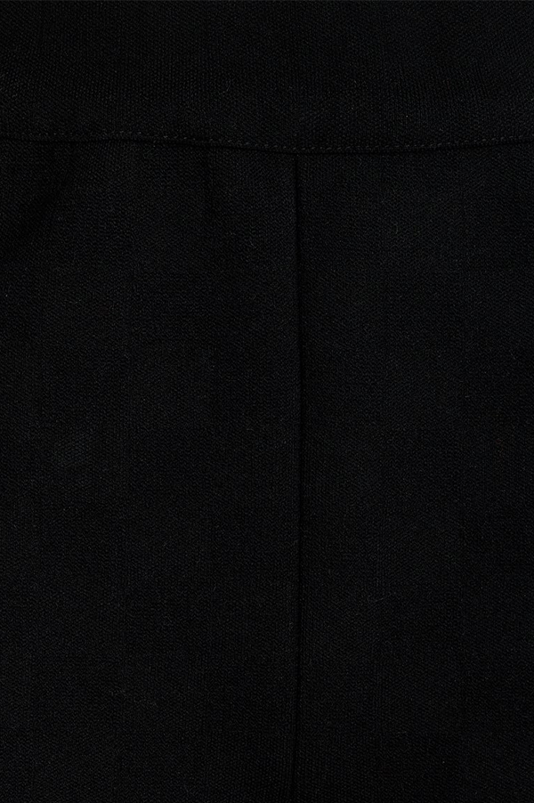 High Sport Kick Stretch-Cotton Long Pants In Subtle Jacquard Black