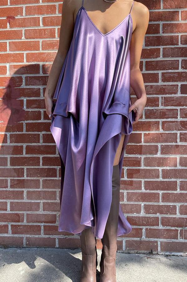Lavender Tiered Architectural Tunic