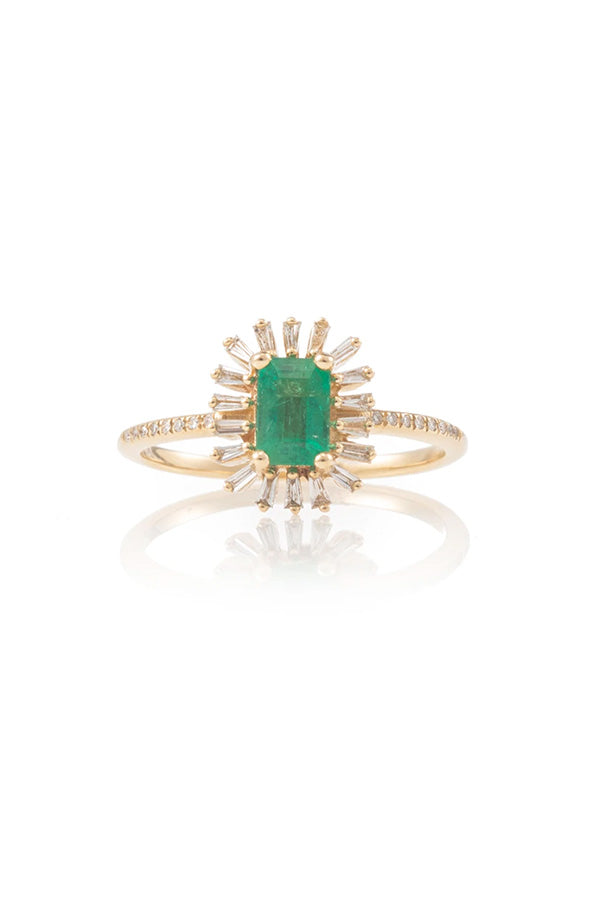 Linnea Emerald Ring