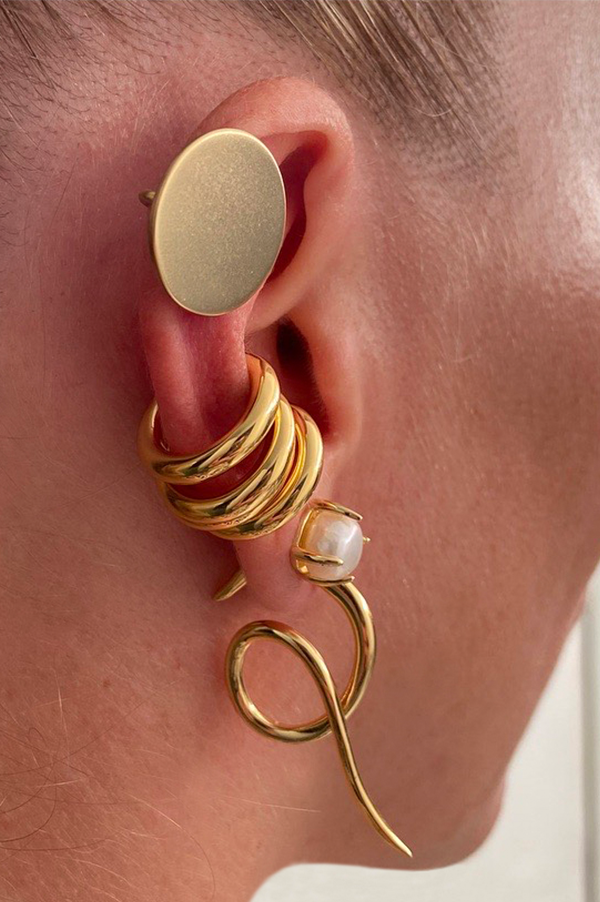 Swirl Earring - Mini