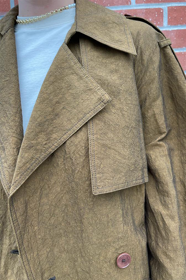Oversized Trench Coat in Copper