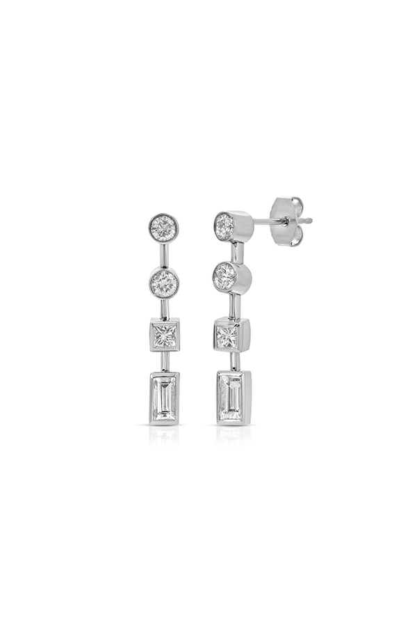 Platinum Diamond Earrings