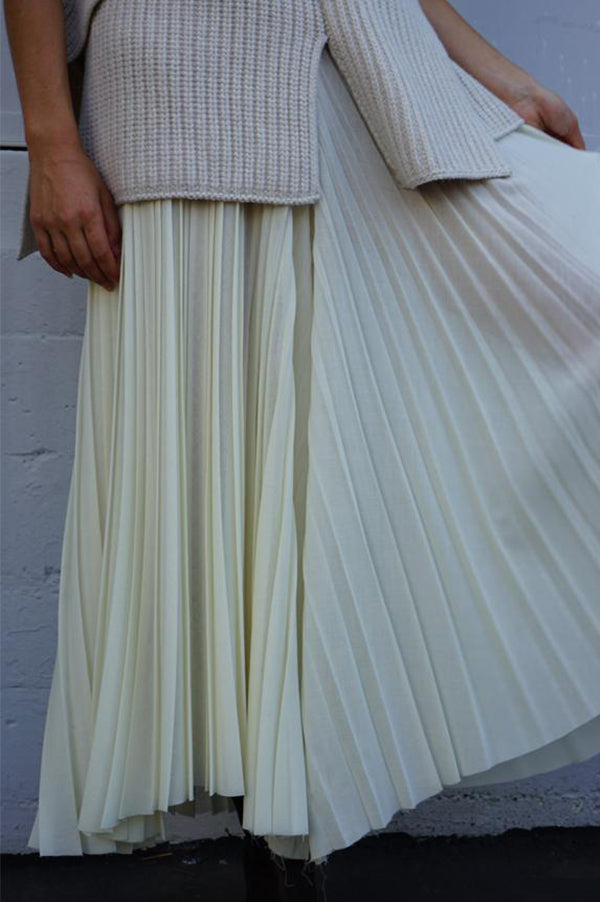 Pleated High Waist Skirt Pant (Sold Out)