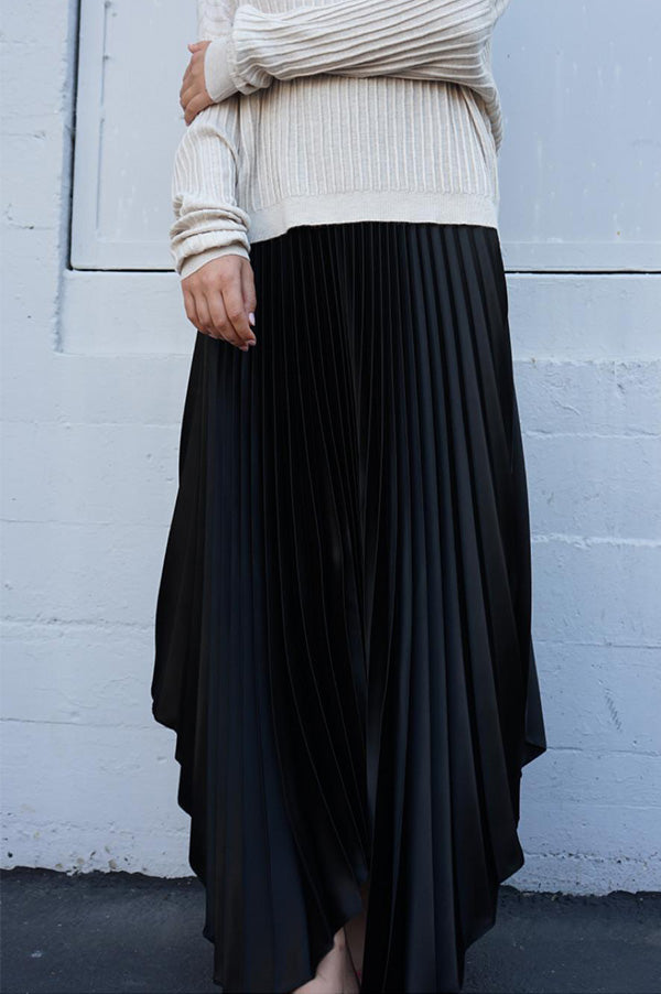 Pleated Tux Skirt (Sold Out)