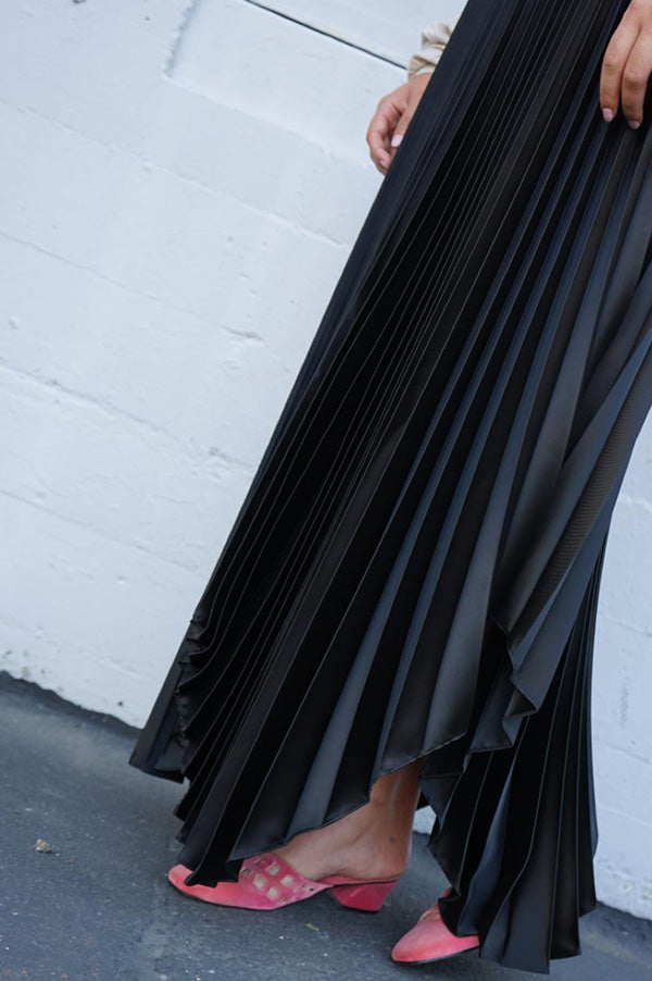 Pleated Tux Skirt (Sold Out)