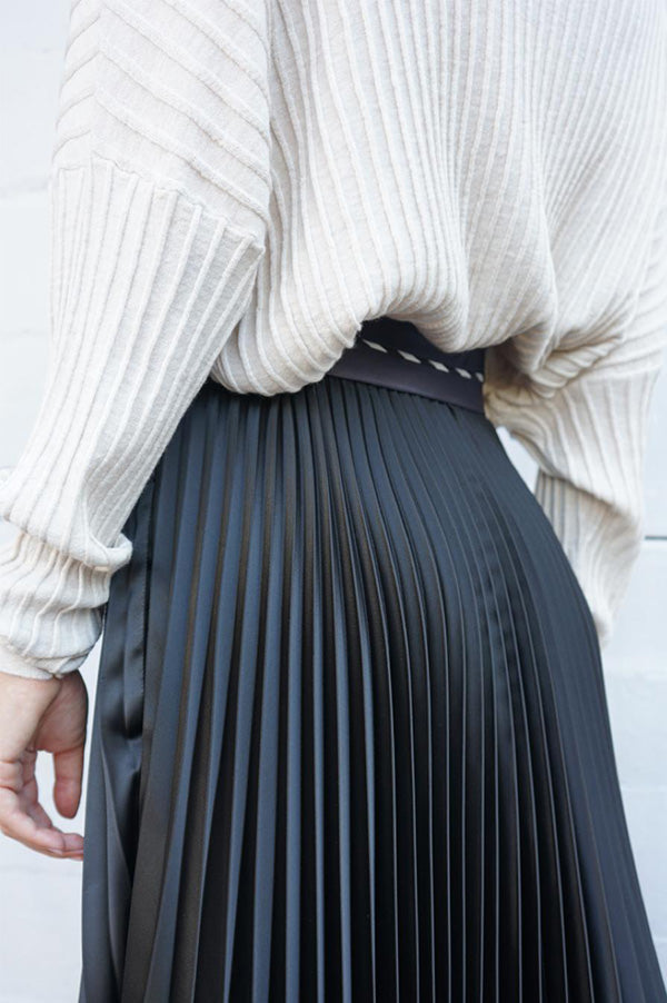 Pleated Tux Skirt (Sold Out)