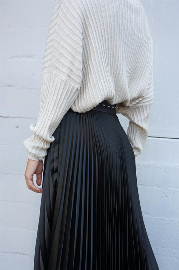 Pleated Tux Skirt (Sold Out)