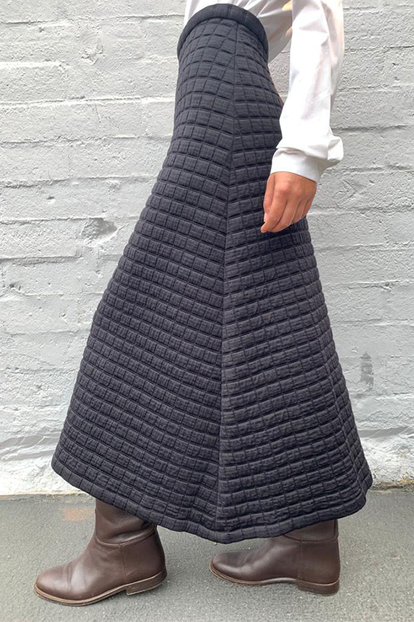Quilted Knit Skirt (Sold Out)