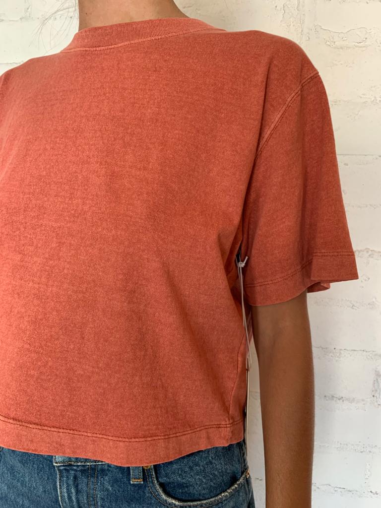 Summer Cinnamon Women's Relaxed Crop Tee