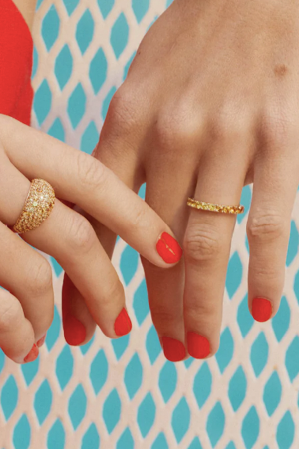 Large Sunburst Eternity Band