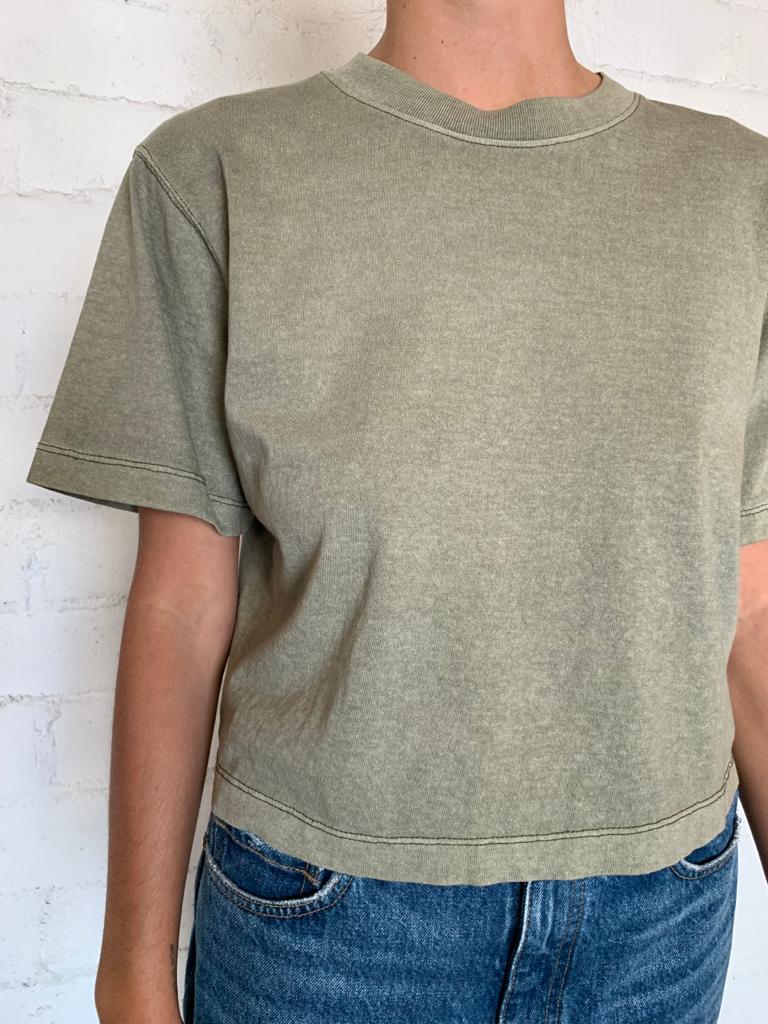 Surplus Green Women's Relaxed Crop Tee (Sold Out)