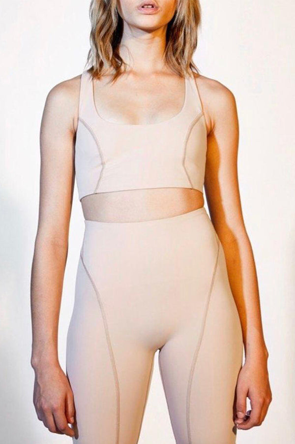 Capri Sand T-Back Bra