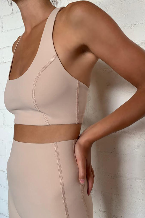 Capri Sand T-Back Bra