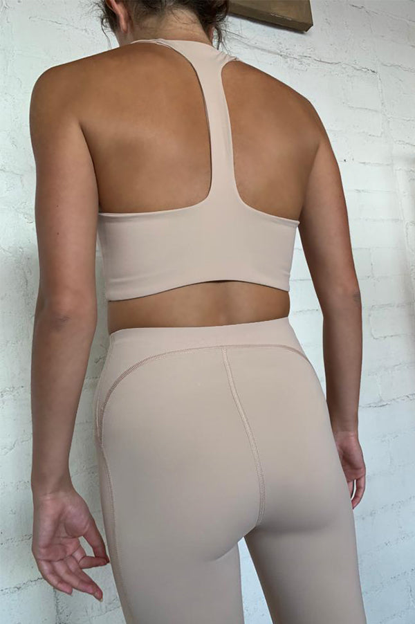 Capri Sand T-Back Bra