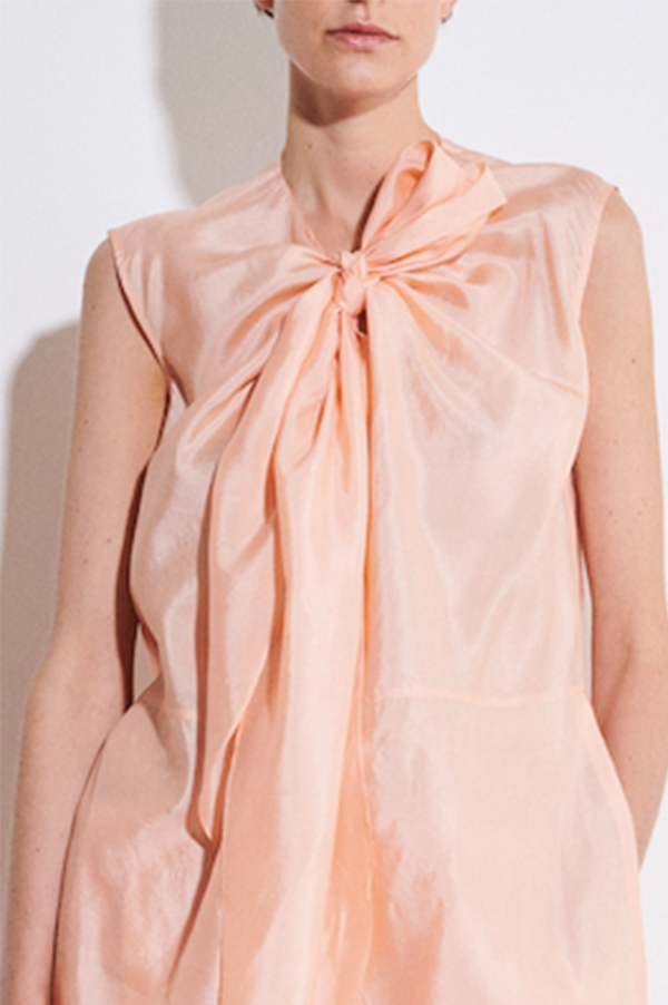Tarf Sleeveless Top in Soft Peach