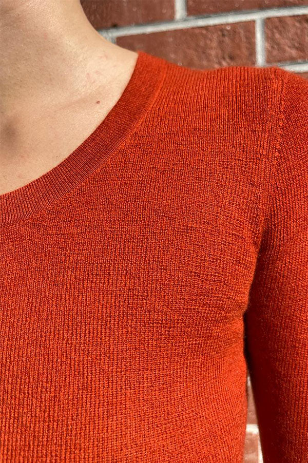 Fine Ribbed Cashmere Top