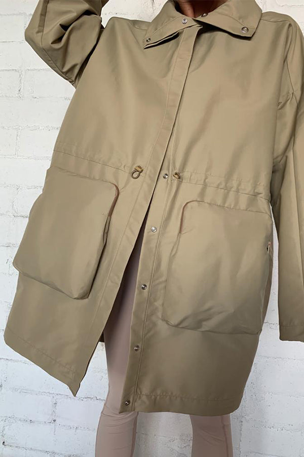 Camel Outback Convertible Coat