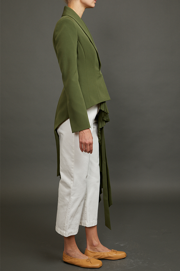 Tuxedo Blazer with Pleats (Sold Out)