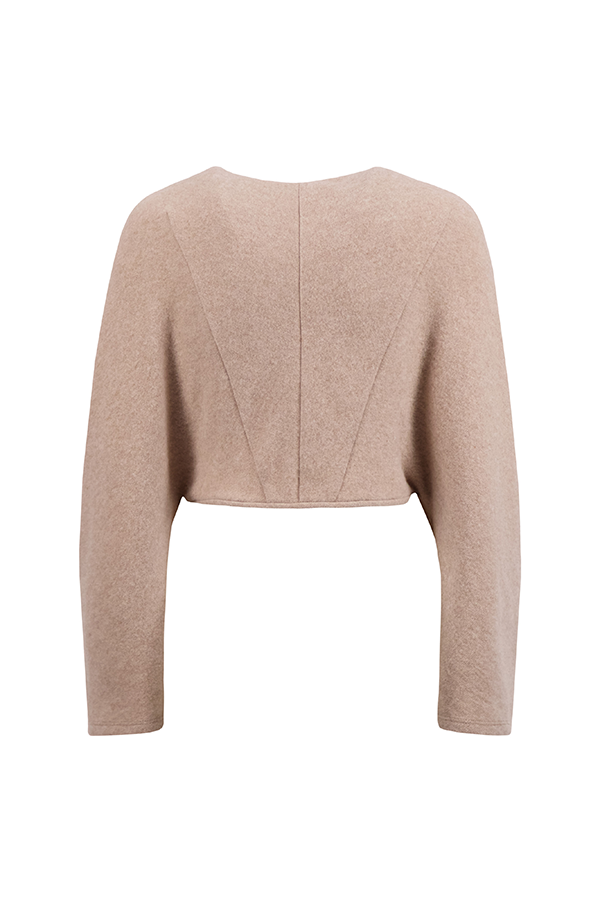 Twist Sweater in Camel