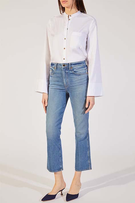Khaite The Benny Crop Flare Des Kohan Khaite The Benny Crop Flare Des Kohan
