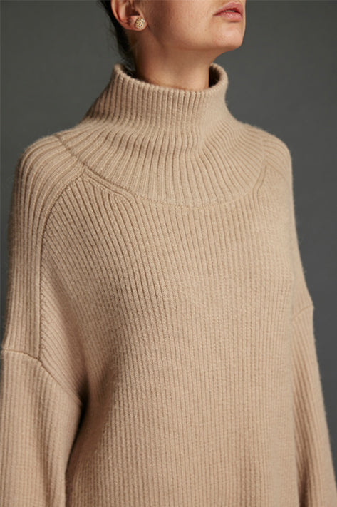 Beige Celine Sunday Sweater