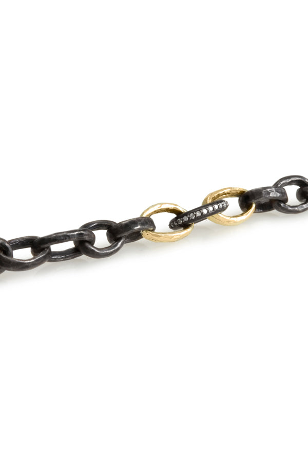 Gold + Diamond Link Bracelet