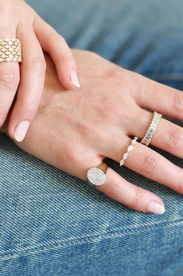 Diamond Marquise Half Eternity Band