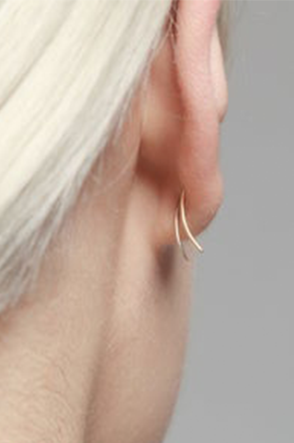 Dot on Infinite Tusk Earring