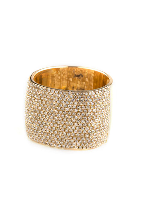 Eira Pave Cube Ring