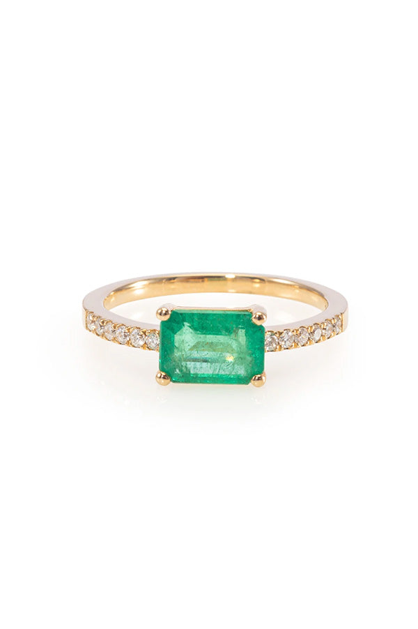 Emerald Cut Emerald Ring