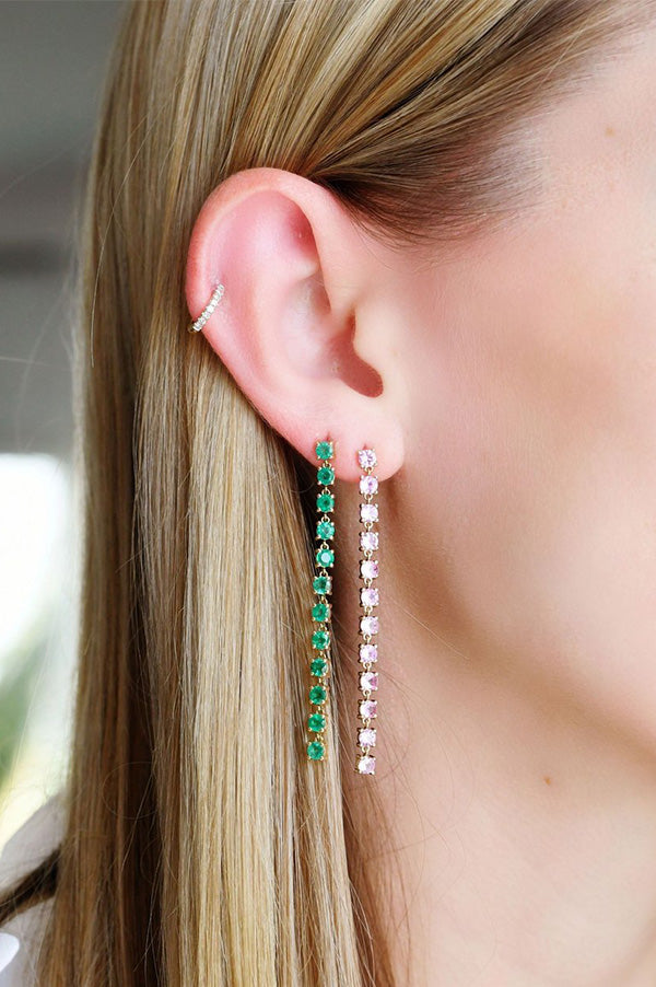 Emerald Link Earrings