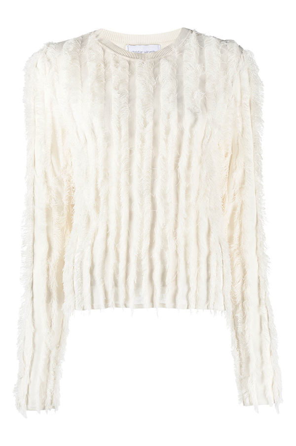 Karrie Fringe Knit Sweater