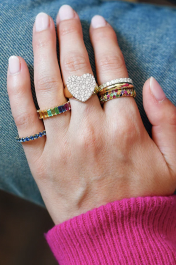 Large Diamond Eternity Band