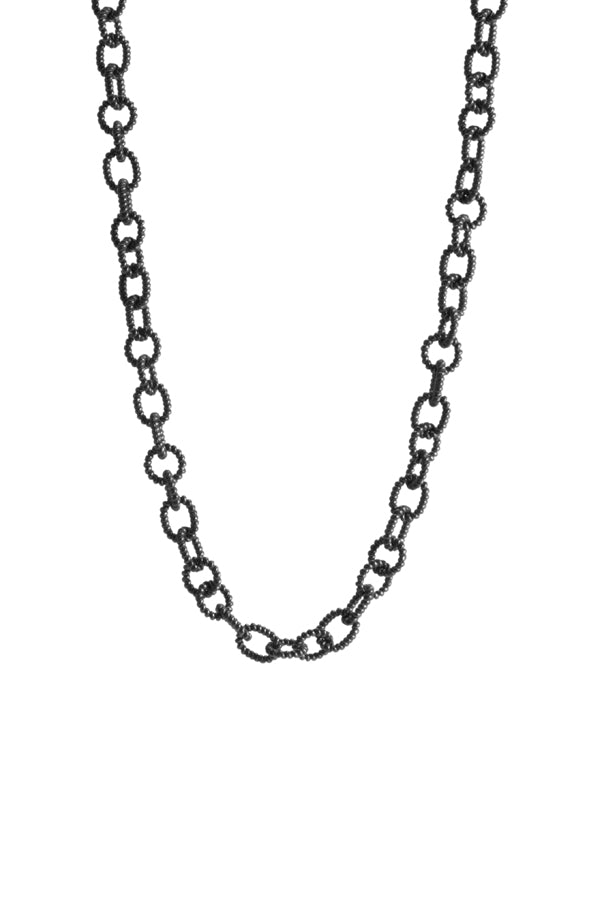 Oxidized Silver Link Chain