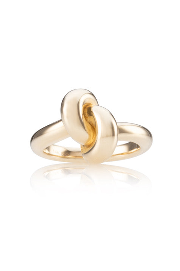 Nouer Sold Knot Ring
