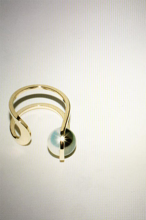 Nataf joaillerie 14k Spiral Pearl Ring