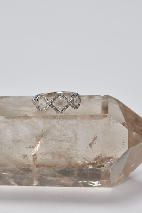 Triple Slice Diamond Ring